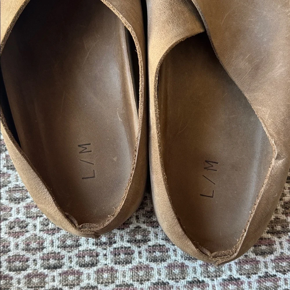 Lauren Manoogian Raw Cross Slide in Burnt Umber Size 41 - Picture 9 of 11
